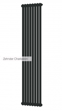 Радиатор Zehnder Charleston CH 2180/04 1270  RAL 9217 matt цвет Чёрный Радиатор Zehnder Charleston CH 2180/04 1270  RAL 9217 matt цвет Чёрный